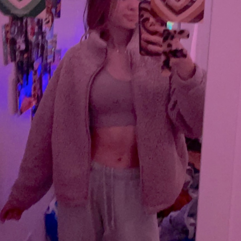 Pacsun L.A. Hearts Light Pink Sherpa